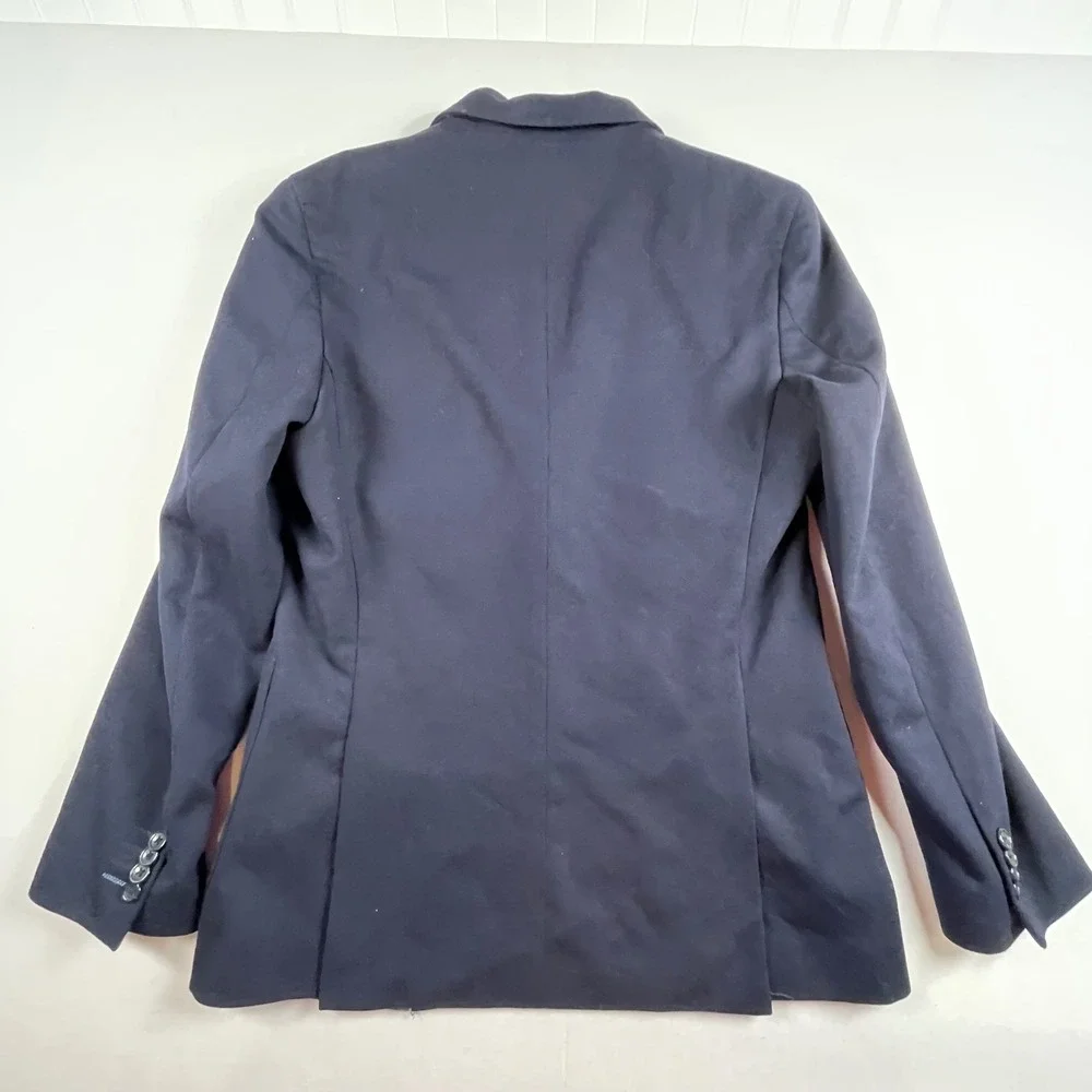 Tailorbyrd Collection Men's Navy Blazer‎ 38R Knit Stretch Fabric Suit Jacket